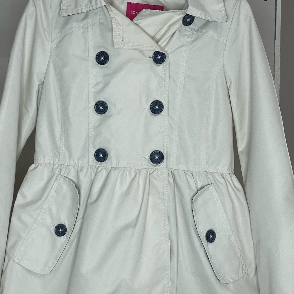 London Fog Lightweight Hoodie Trench Coat - Picture 2 of 6